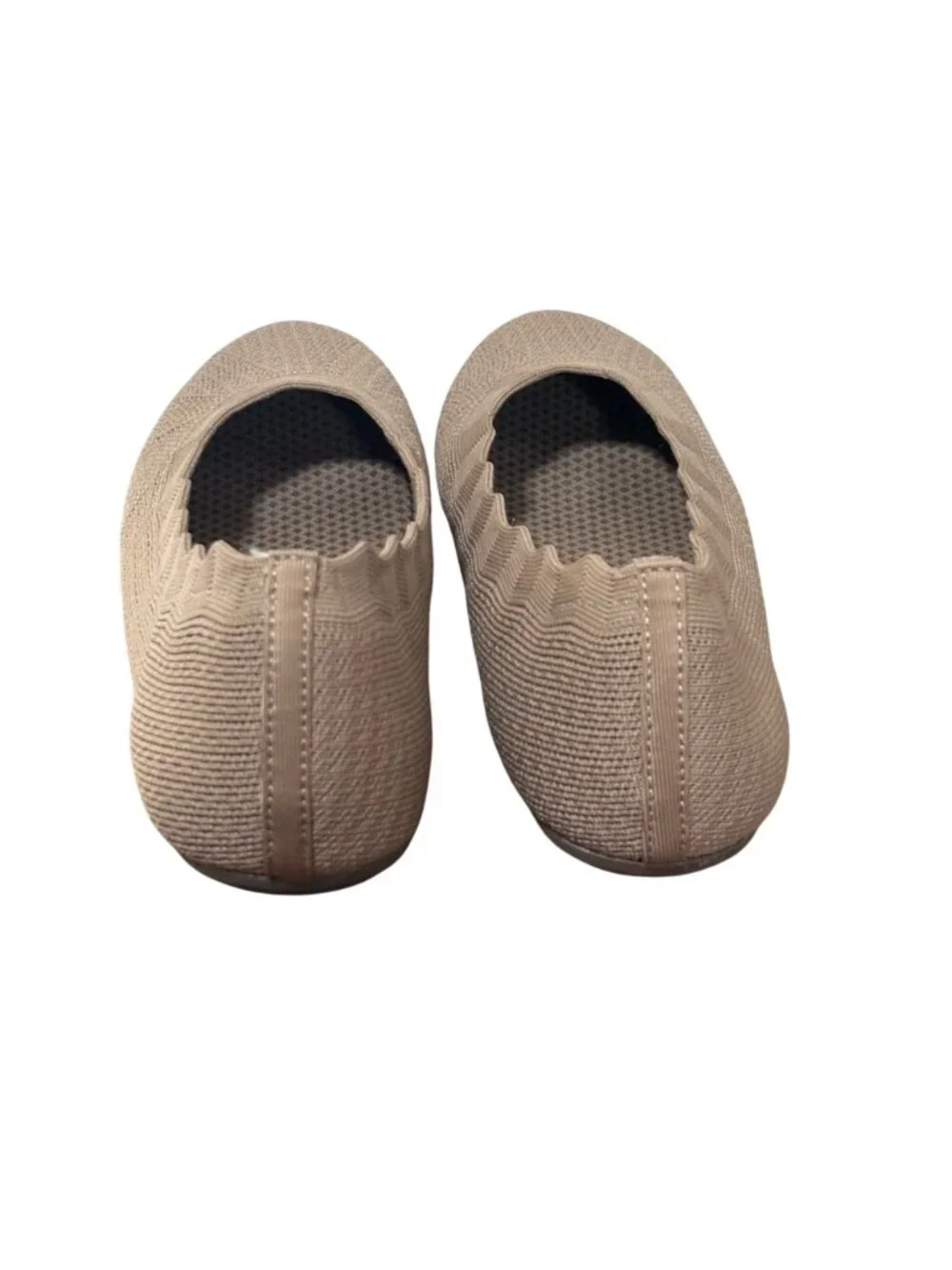 Skechers Air-Cooled Memory Foam Stretch Fit Ballet Flats mocha 7.5